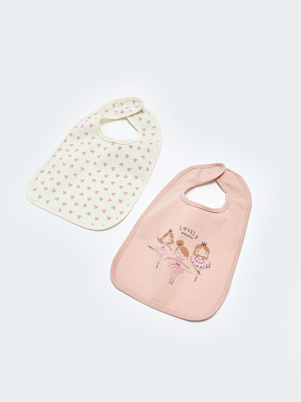 LCW baby Bedrucktes Baby Mädchen Lätzchen 2er-Pack -W2BT39Z1-PDY