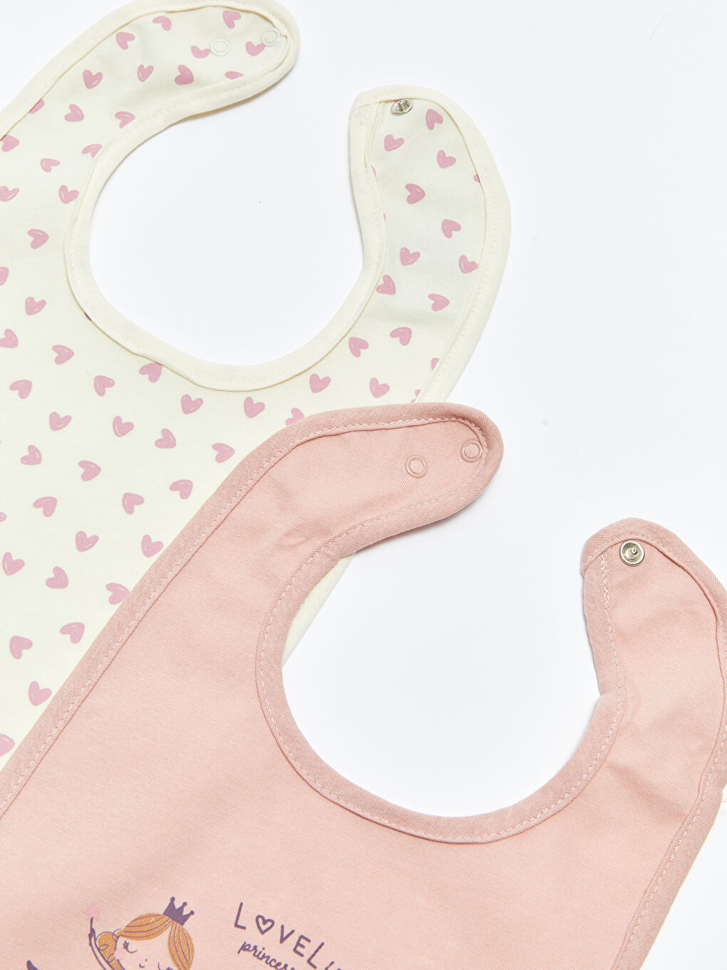 LCW baby Bedrucktes Baby Mädchen Lätzchen 2er-Pack -W2BT39Z1-PDY
