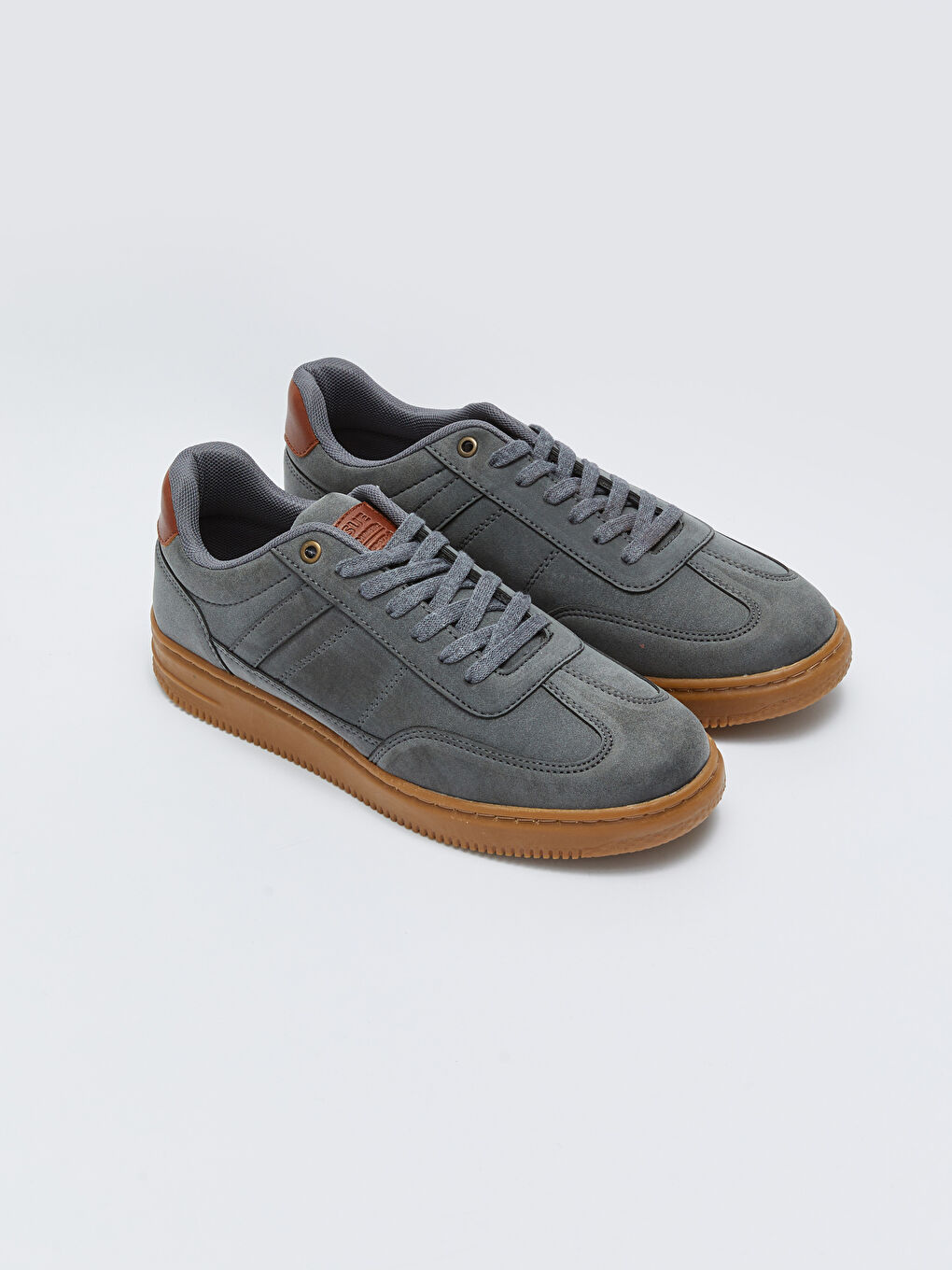 Gri Bağcıklı Erkek Spor Ayakkabı