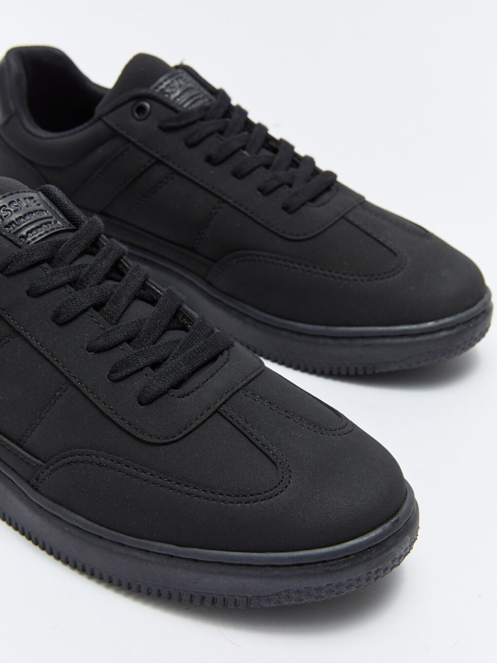 Siyah Bağcıklı Erkek Spor Ayakkabı-2