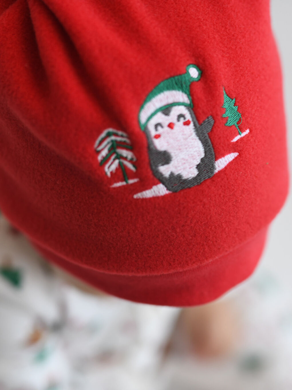LCW baby Christmas Themed Baby Boy Fleece Beanie -W2BT54Z1-HC3