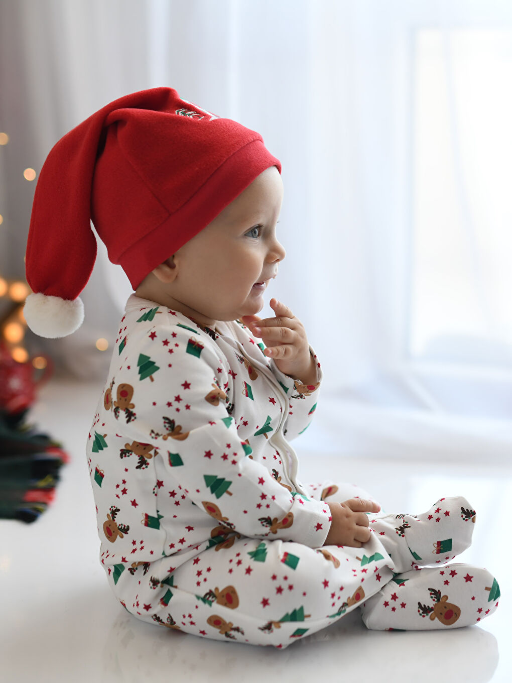 LCW baby Christmas Themed Baby Boy Fleece Beanie -W2BT54Z1-HC3