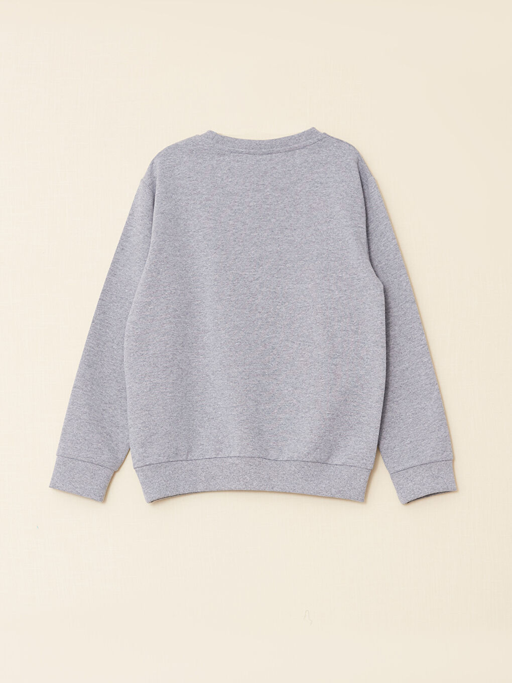 Hanorac cu Guler Rotund Imprimat cu Mânecă Lungă pentru Băieți-1