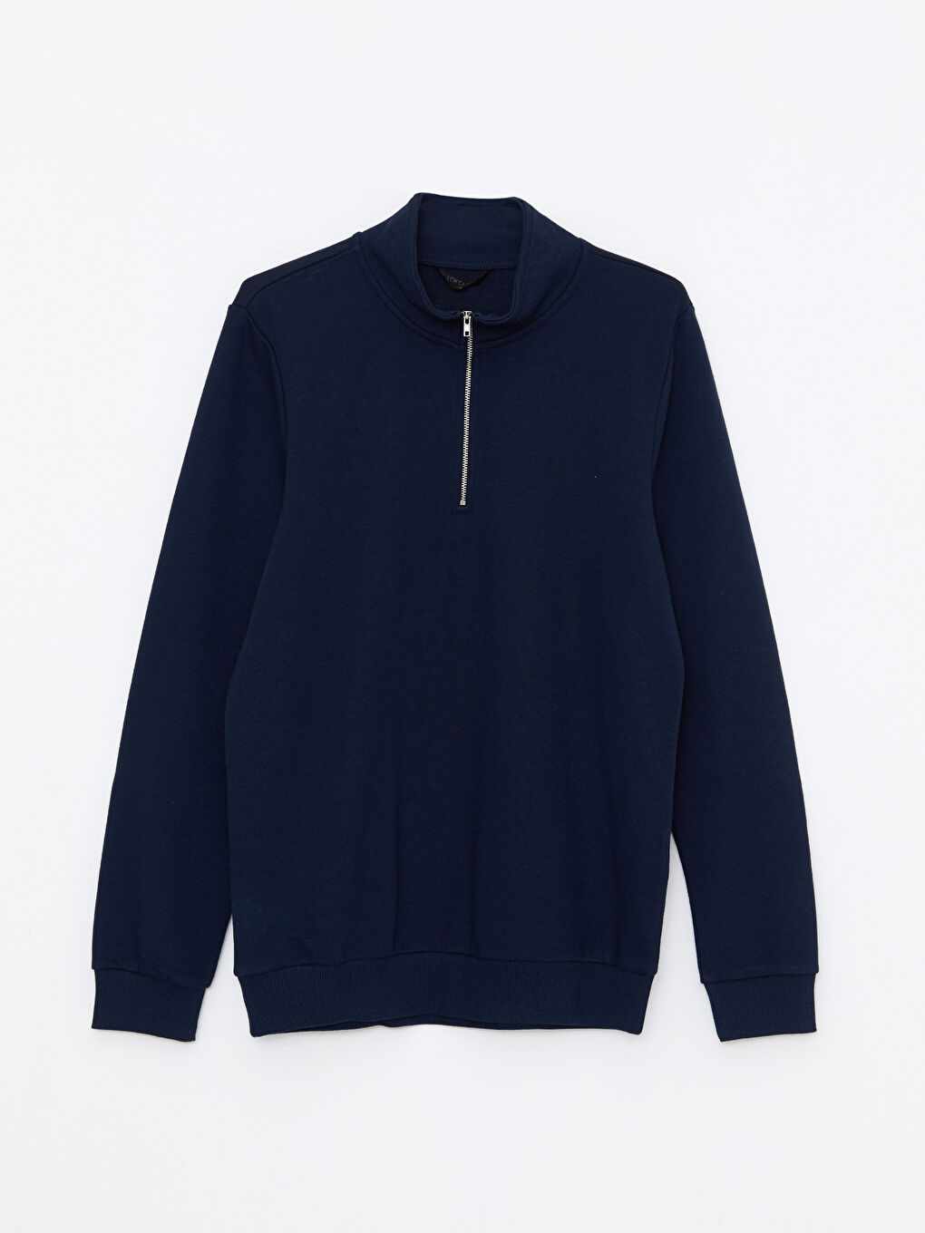 LCW Casual Lacivert Dik Yaka Uzun Kollu Erkek Sweatshirt - 5