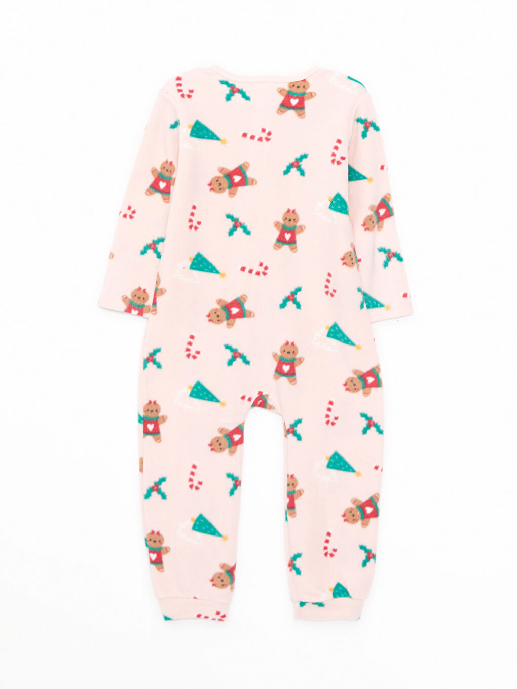 LCW baby Rundhalsausschnitt Langarm Neujahrsmotiv Baby Mädchen Fleece Overall -W2BV04Z1-LT4