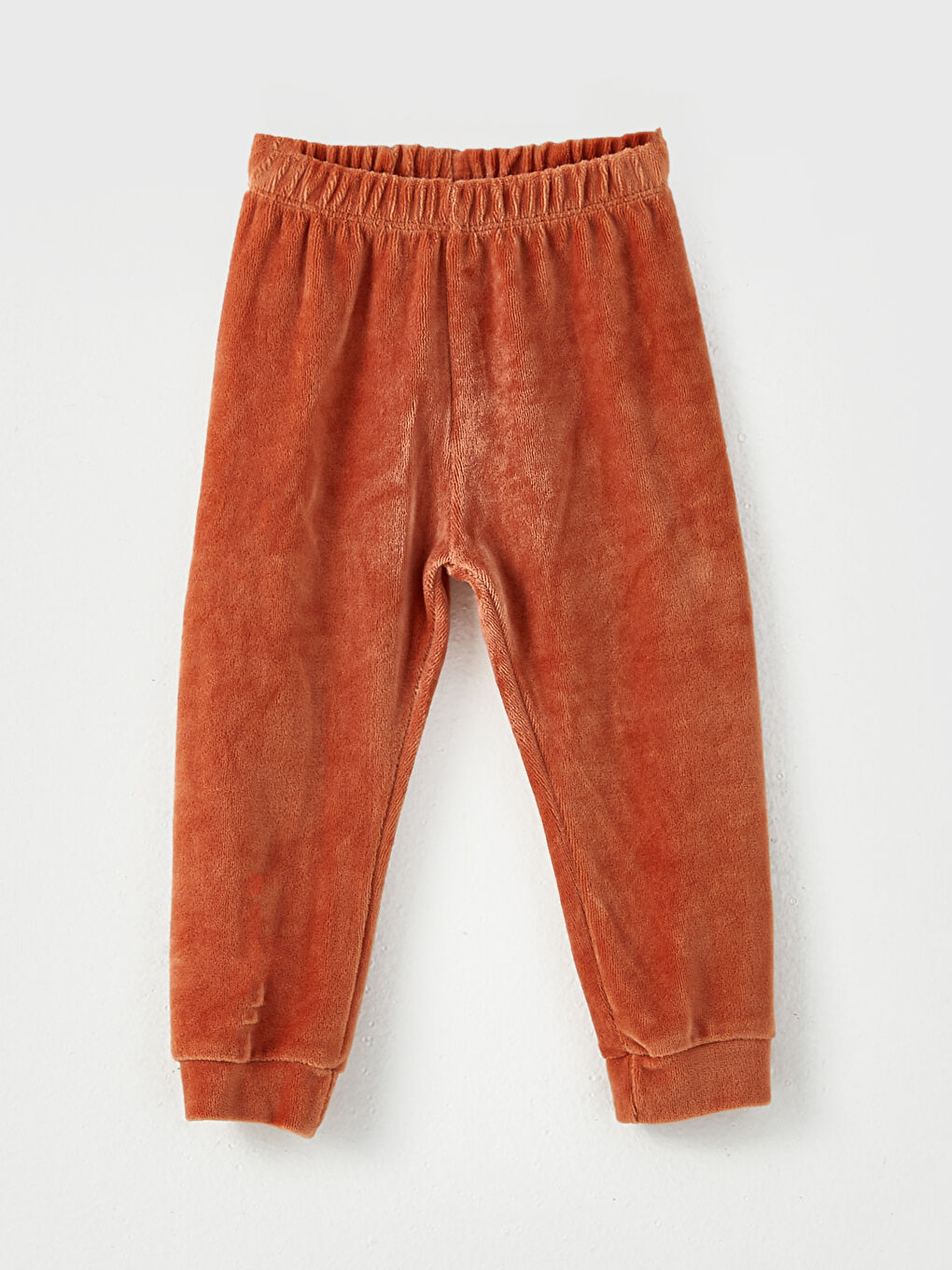 Ensemble de Pyjama Bébé Garçon en Velours Imprimé à Manches Longues et Col Rond-2