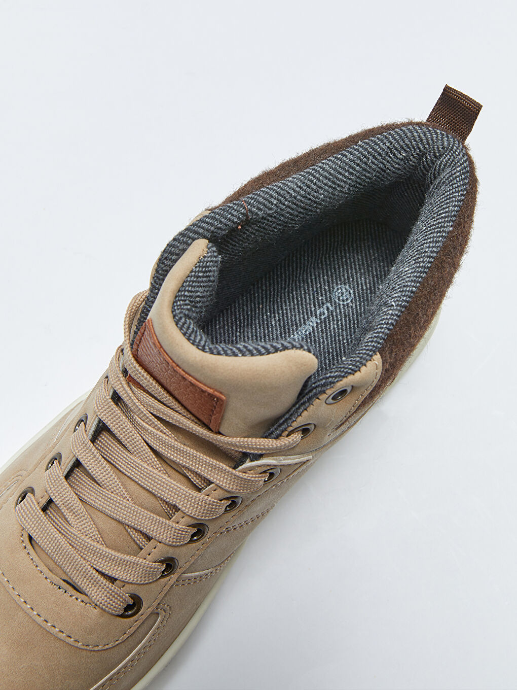 Kahverengi Bağcıklı Bilek Boy Erkek Spor Ayakkabı-3