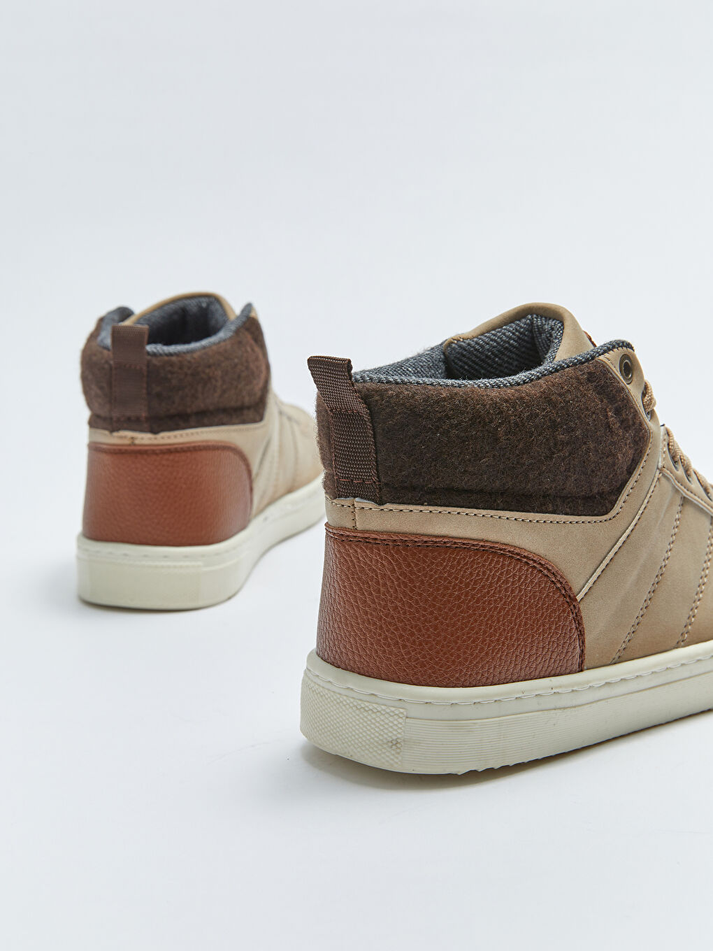 Kahverengi Bağcıklı Bilek Boy Erkek Spor Ayakkabı-4