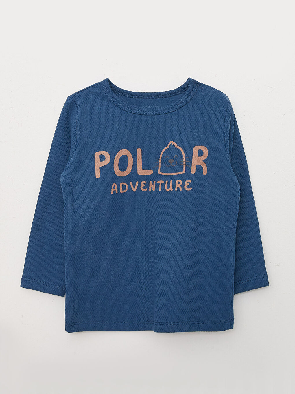 LCW baby Crew Neck Long Sleeve Printed Baby Boy Pajama Set -W2BV27Z1-SJA