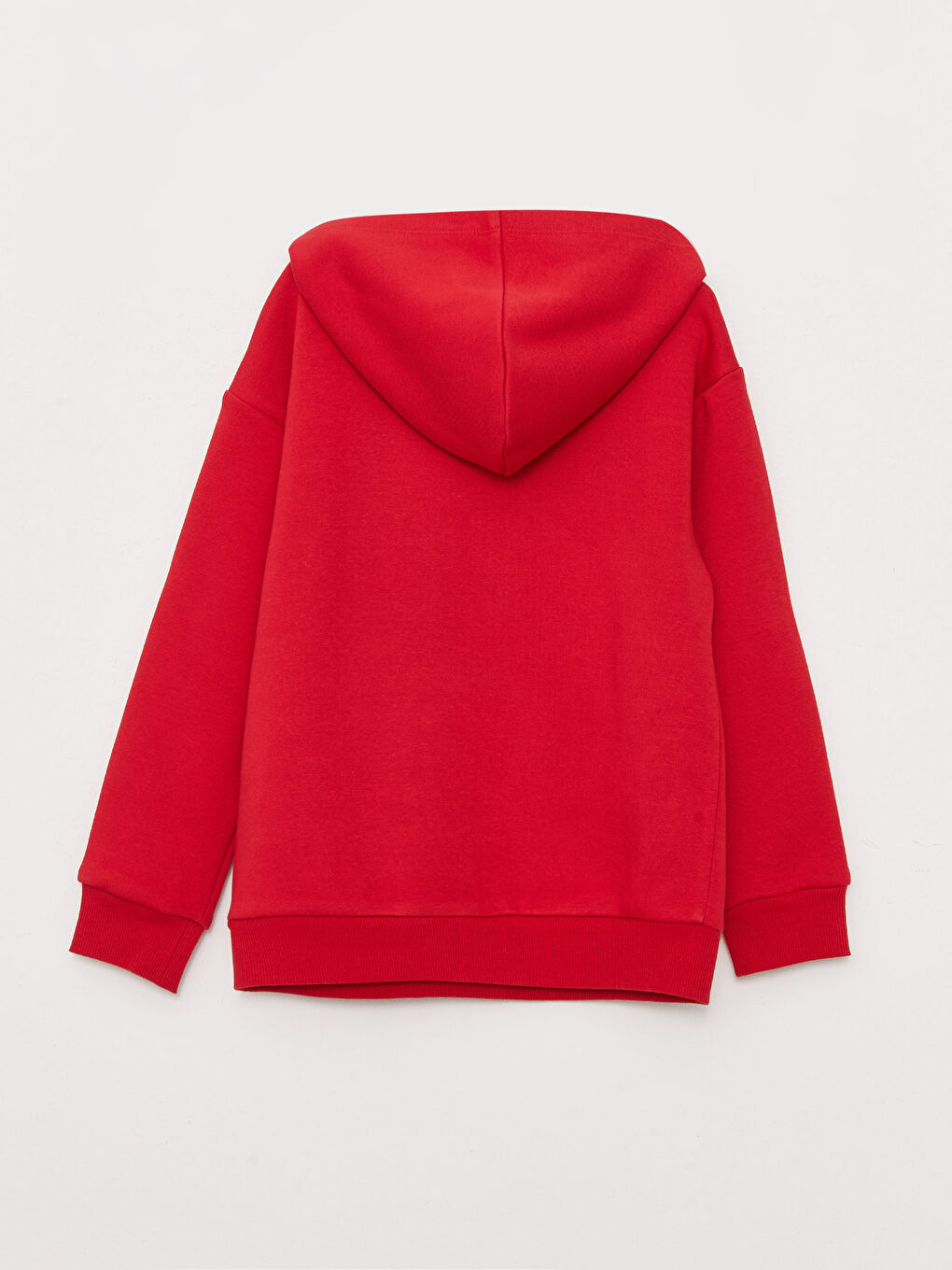 Hooded Printed Long Sleeve Girls' Sweatshirt-1