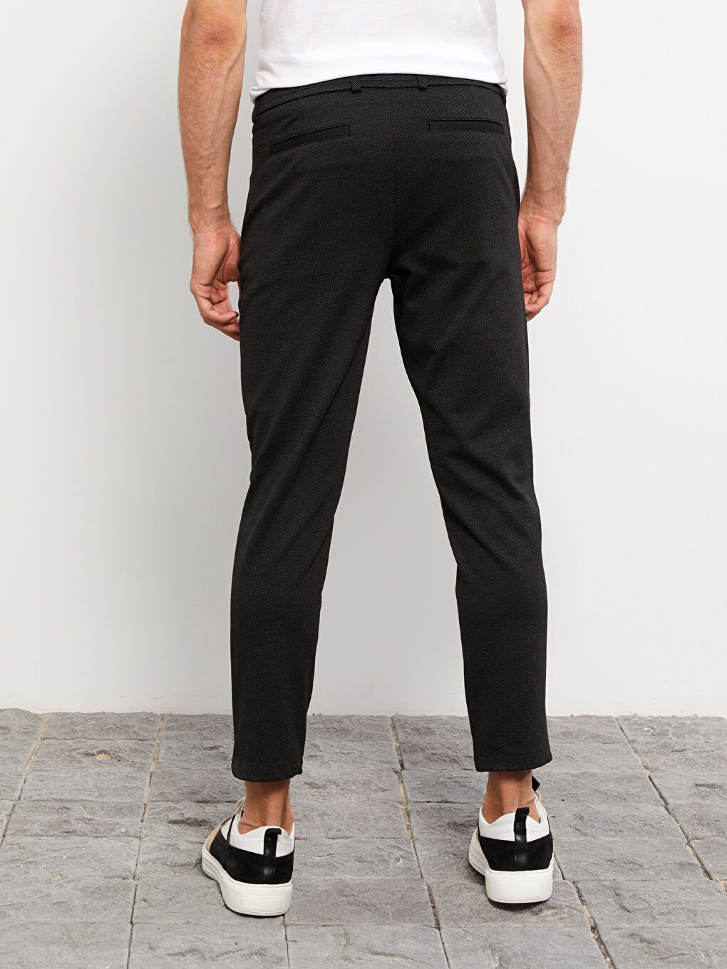 XSIDE Standard Fit Waist Lace-up Detailed Men's Trousers -W2BV39Z8-SJ0