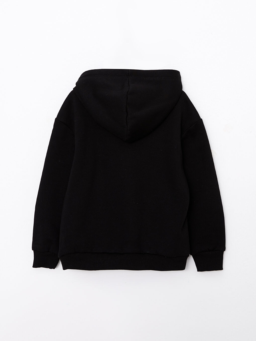 Hooded Printed Long Sleeve Girls' Sweatshirt-4