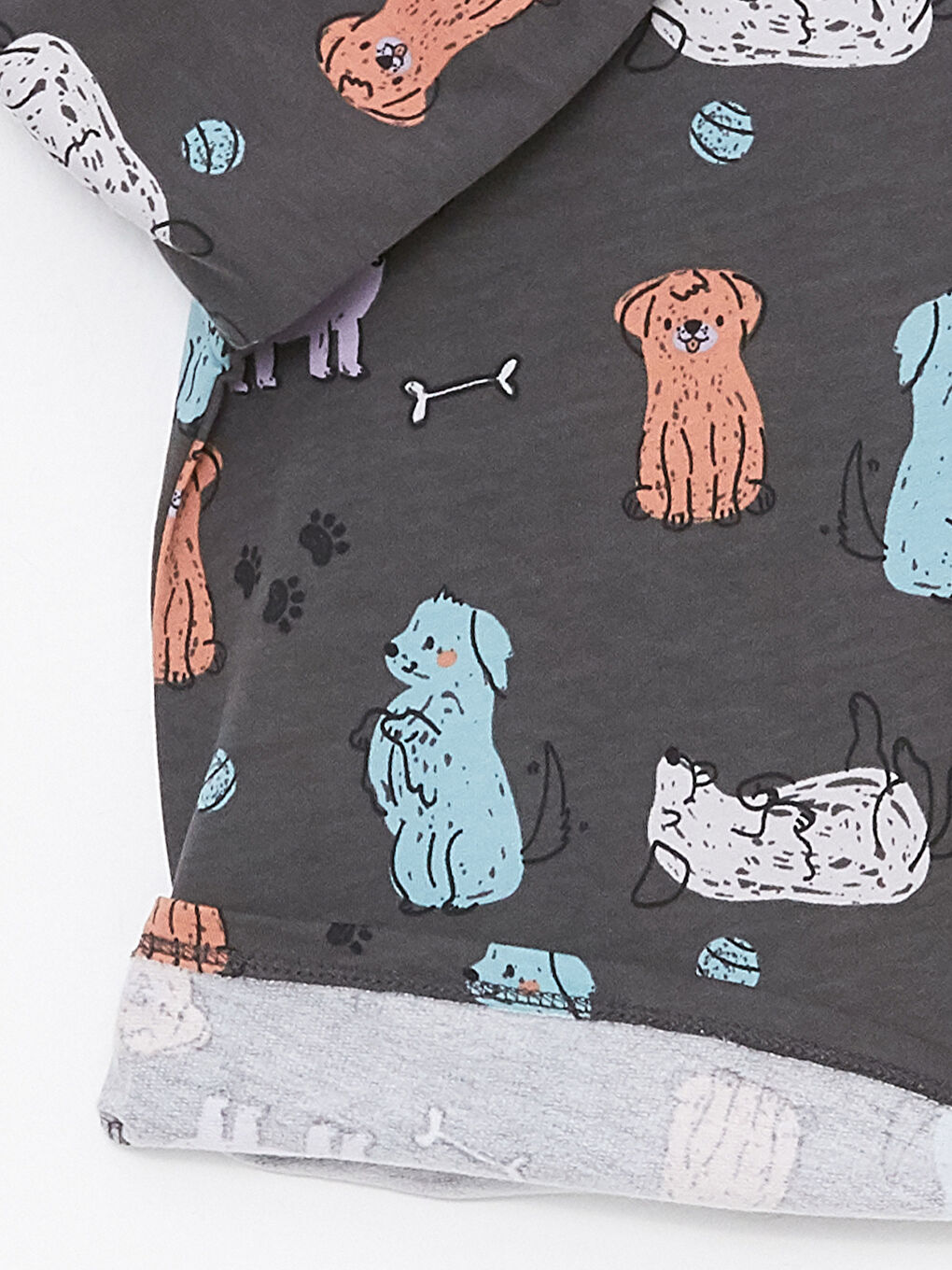 LCW baby Ensemble de pyjama bébé garçon imprimé à col rond et manches longues -W2BV48Z1-LRX