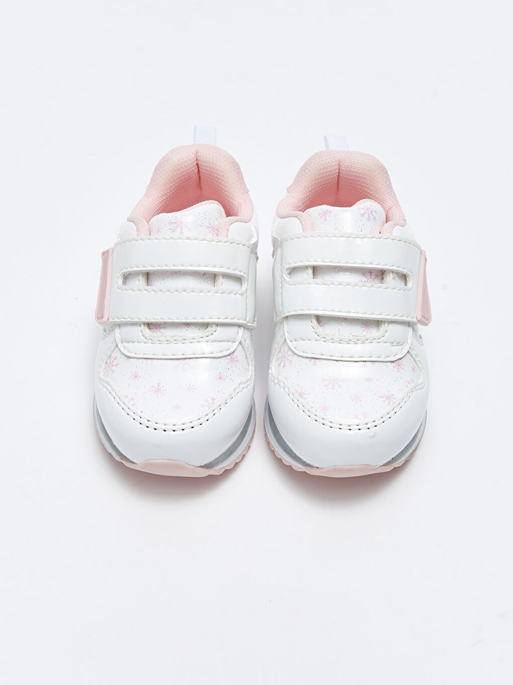 Baskets Imprimées Lumineuses à Crochet et Boucle pour Filles-3