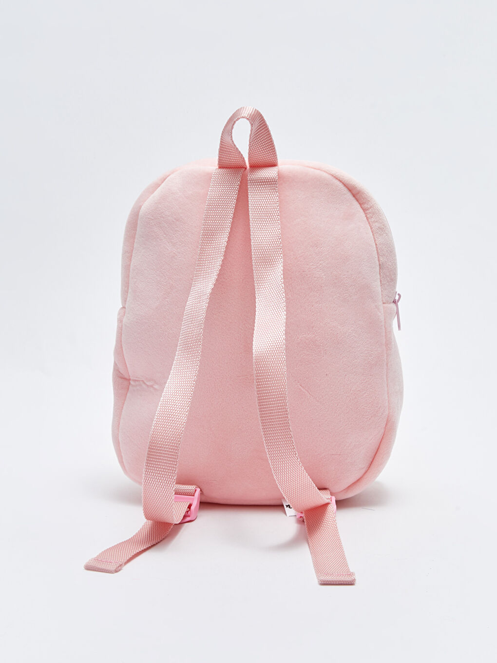 Pembe Pelüş Oyuncaklı Desenli Kız Çocuk Sırt Çantası-2