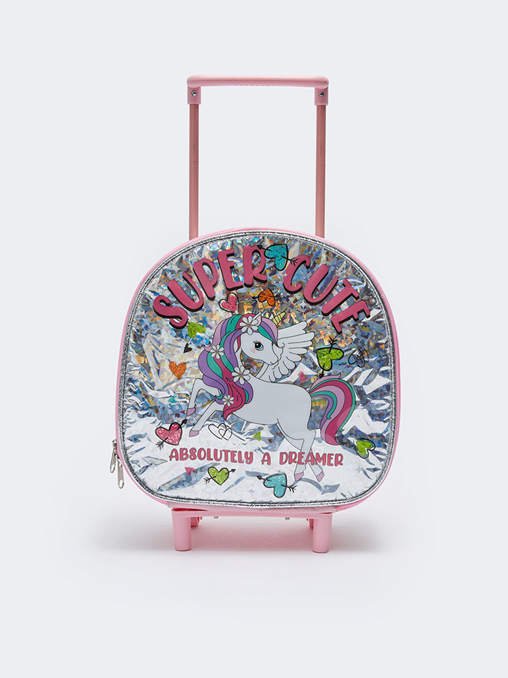 LCW ACCESSORIES Printed Girls' Trolley Bag -W2BV83Z4-LT4