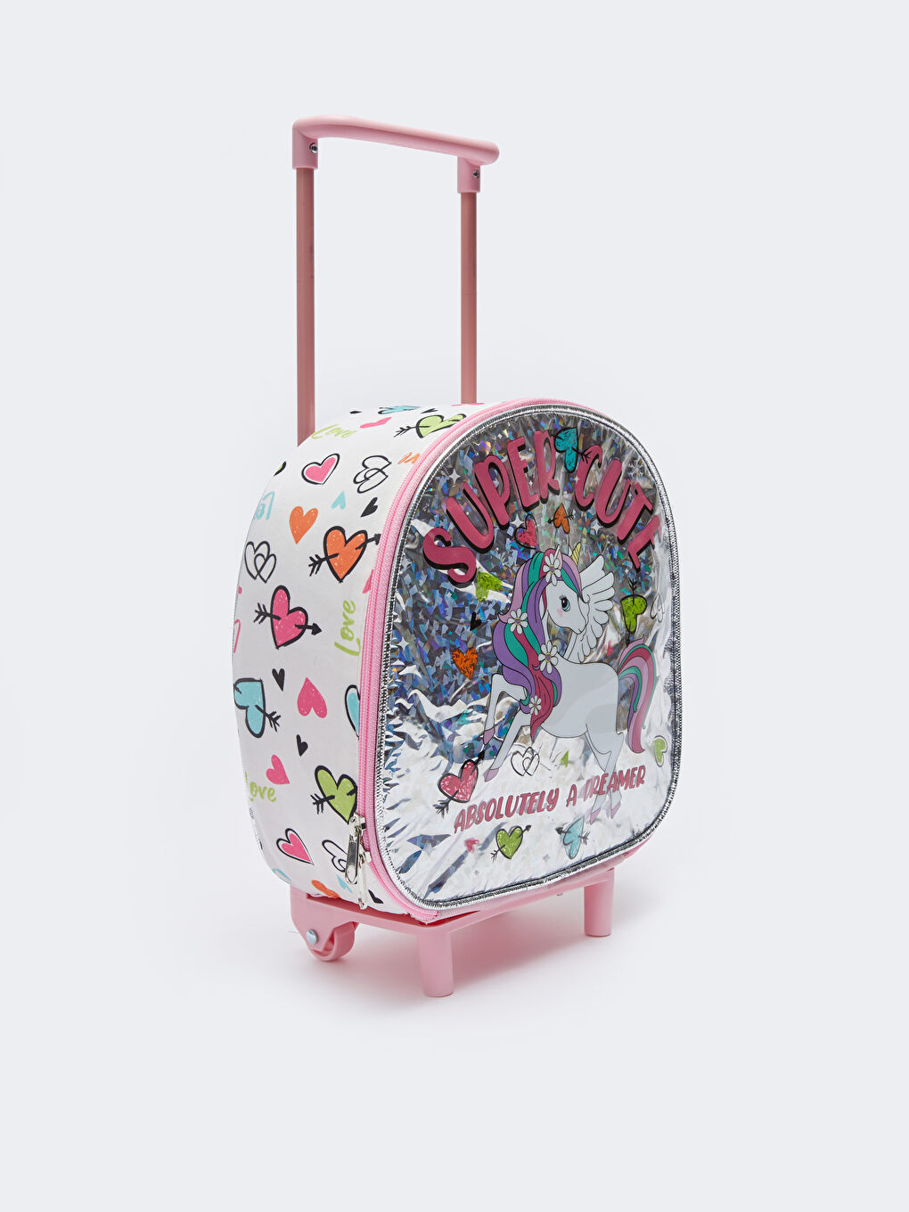 LCW ACCESSORIES Printed Girls' Trolley Bag -W2BV83Z4-LT4