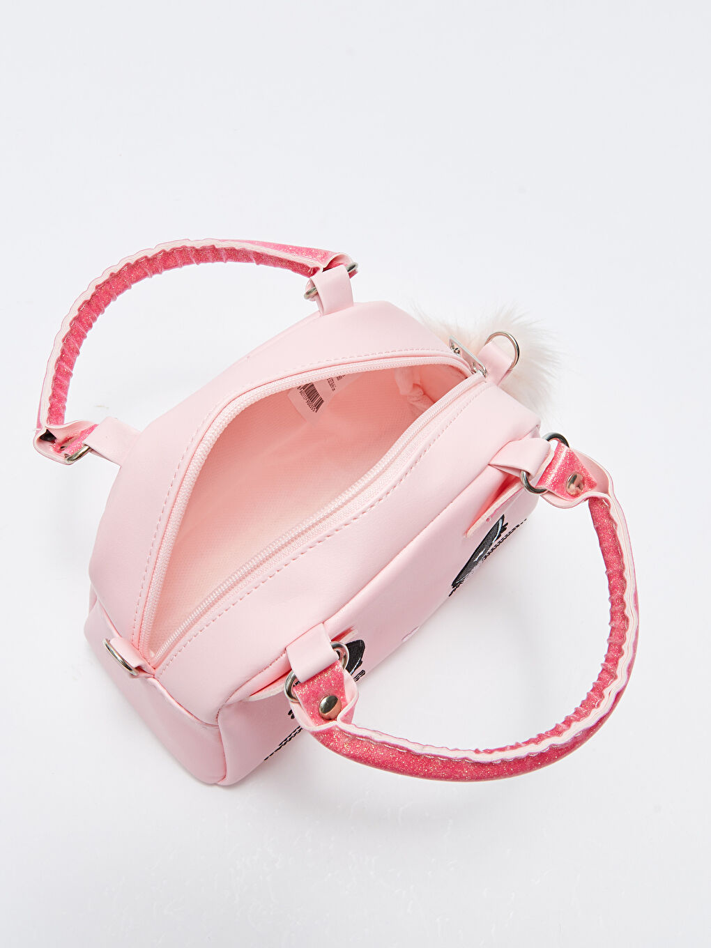 Pembe Baskılı Kız Çocuk Kol Çantası-2