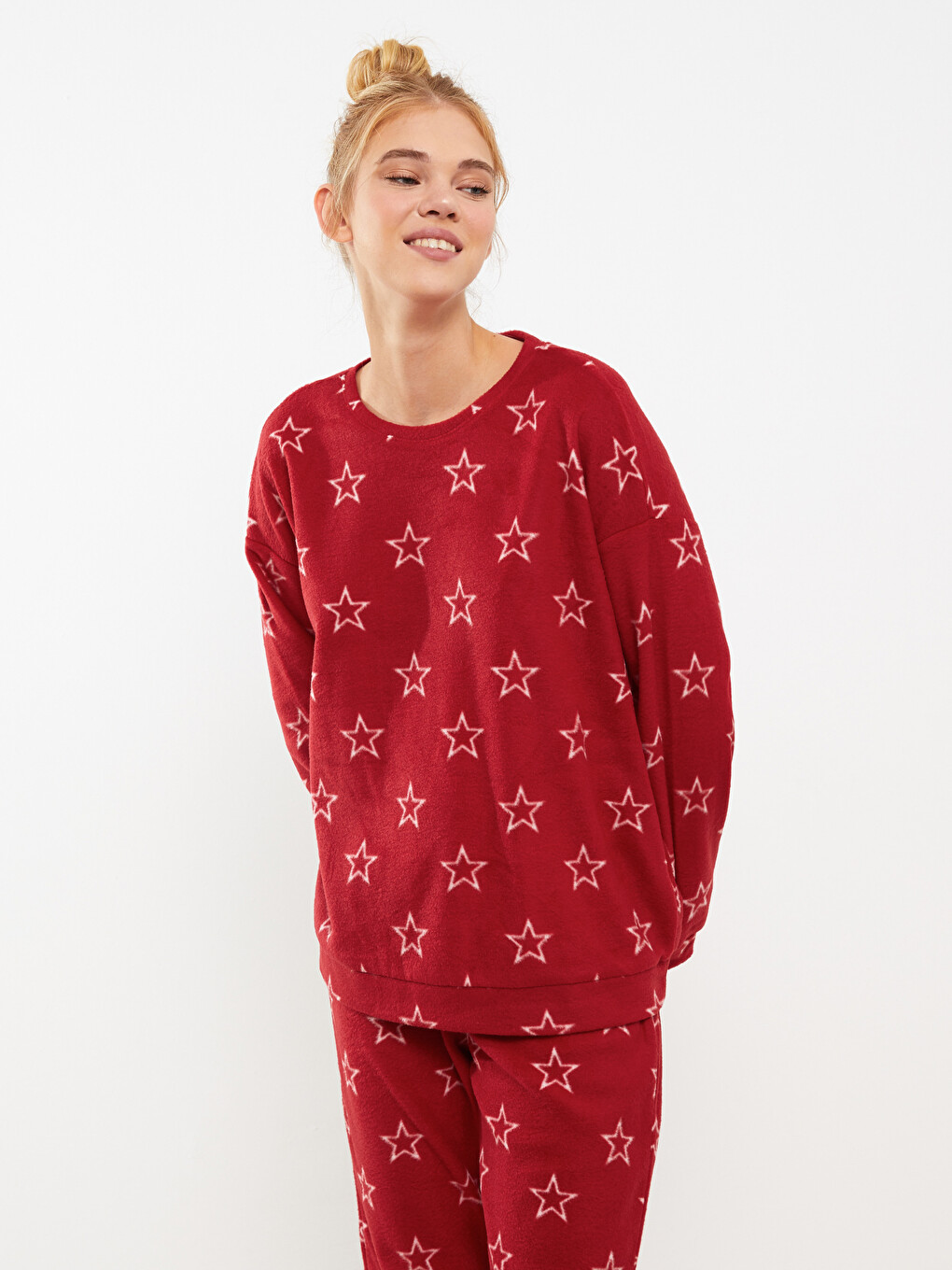 New Year Themed Long Sleeve Women's Pajama Set-2