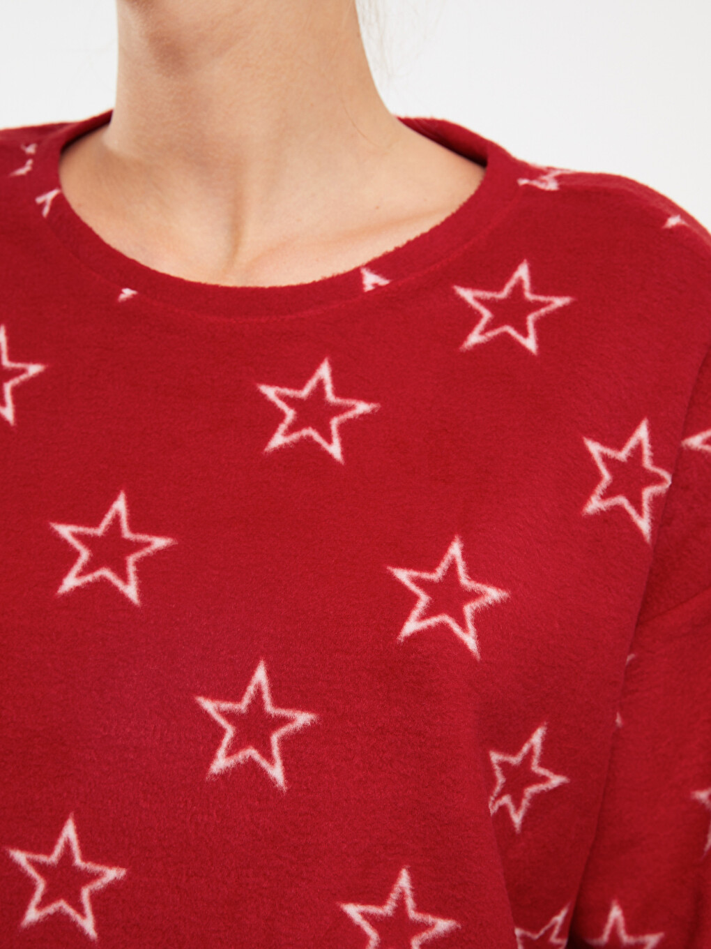 New Year Themed Long Sleeve Women's Pajama Set-3