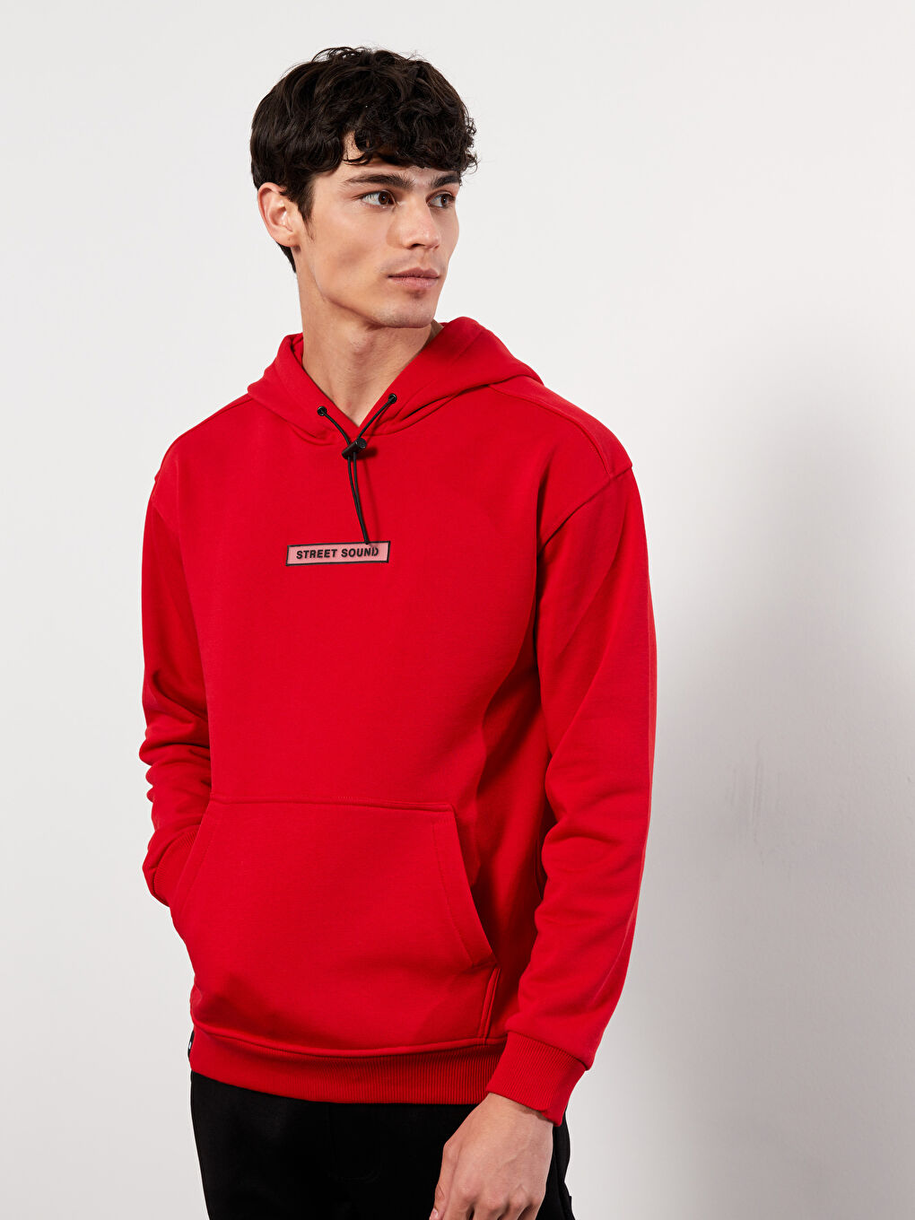 XSIDE Long Sleeve Printed Thick Men's Thick Hoodie -W4DQ80Z8