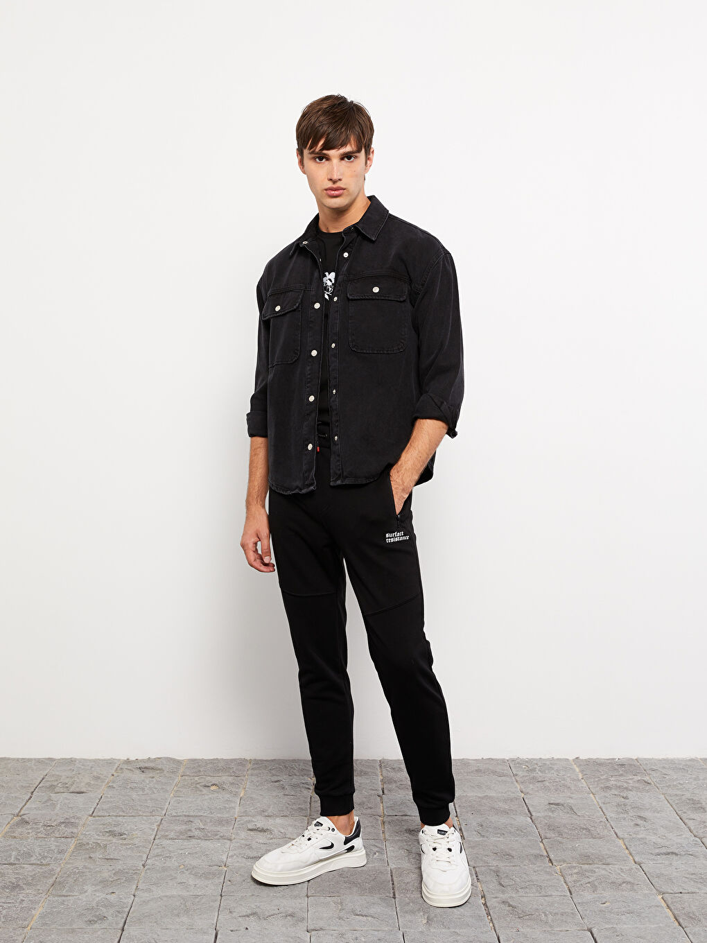 XSIDE Slim Fit Erkek Kalın Jogger Eşofman Altı -W2BY29Z8-CVL