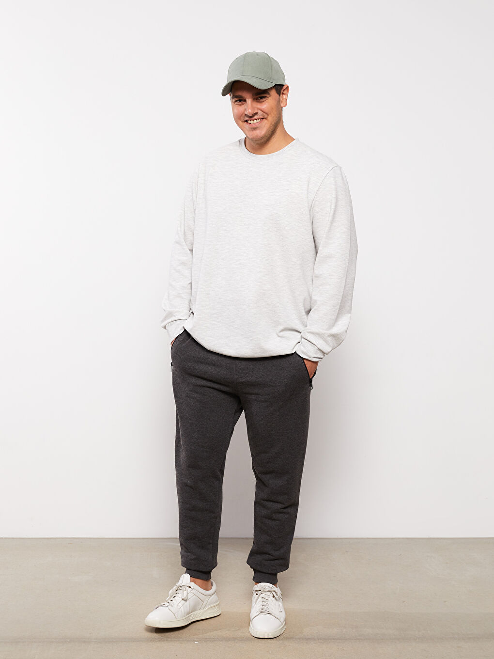 Slim Fit Büyük Beden Erkek Jogger Eşofman Altı-2