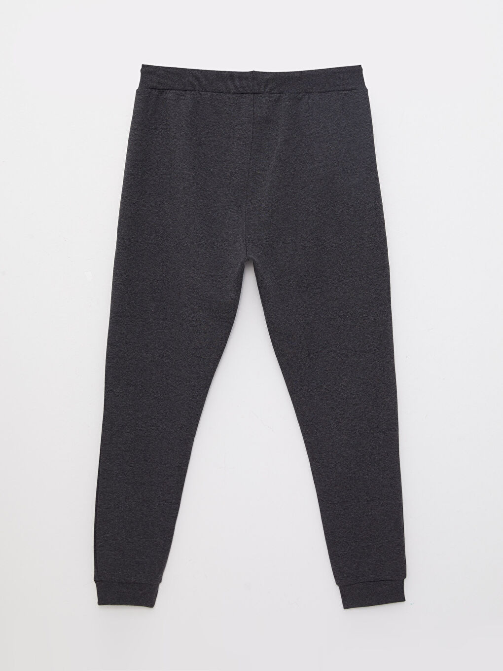Antrasit Slim Fit Büyük Beden Erkek Kalın Jogger Eşofman Altı-3