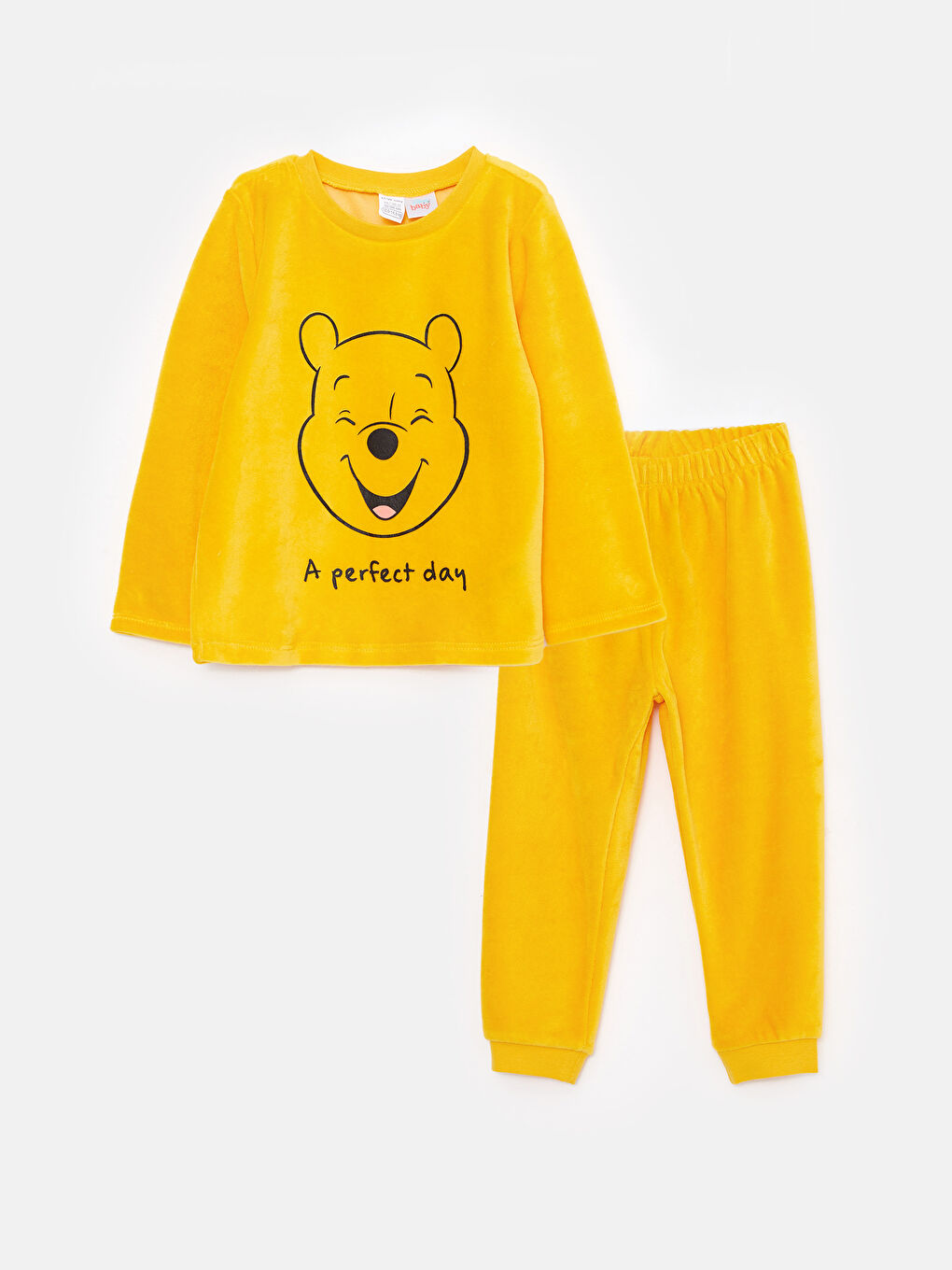 Ensemble de pyjama pour bébés garçons à col rond, manches longues, imprimé Winnie l'ourson