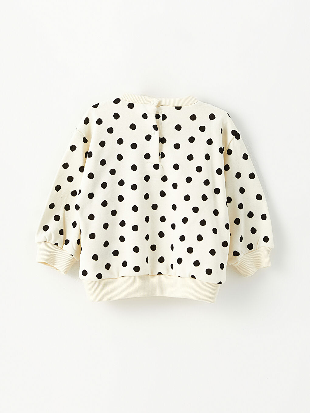 LCW baby Rundhalsausschnitt Langarm Bedrucktes Baby Mädchen Sweatshirt und Strumpfhosen 2er-Pack Set -W2BY68Z1-LQB