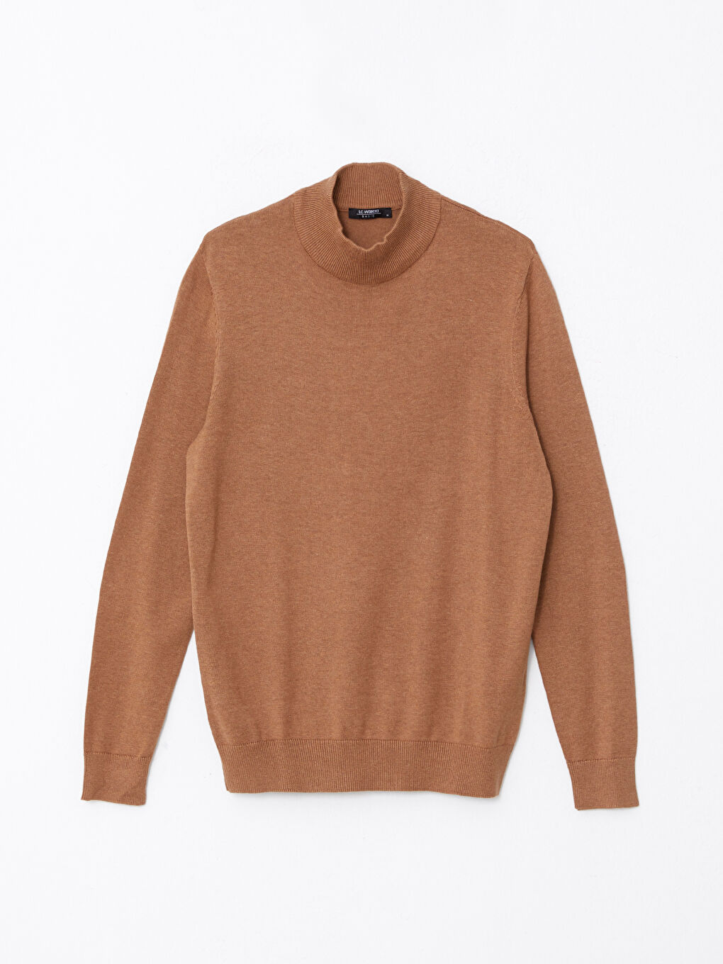 Half Turtleneck Long Sleeve Men's Knitwear Sweater-5