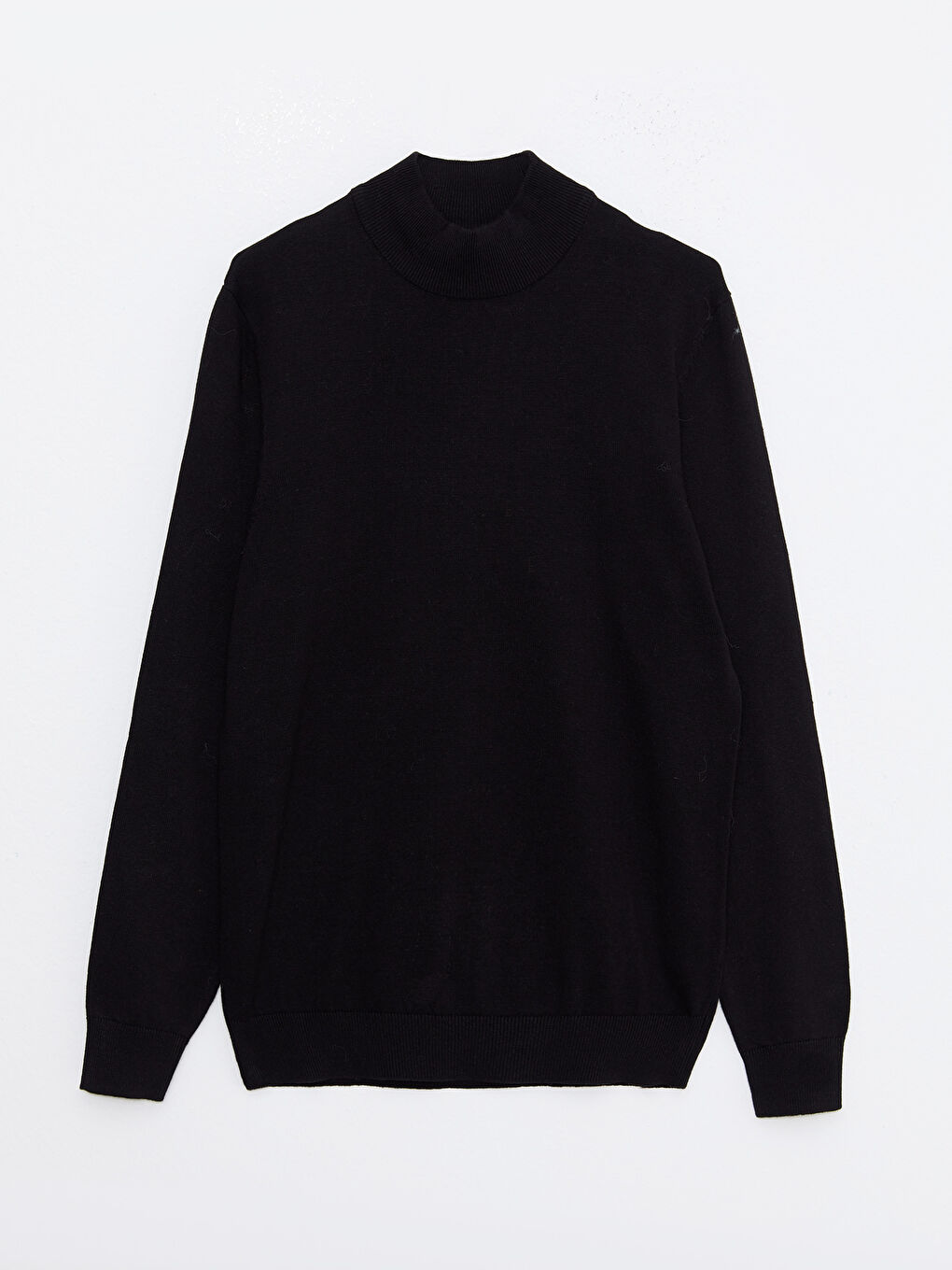 Half Turtleneck Long Sleeve Men's Knitwear Sweater-5