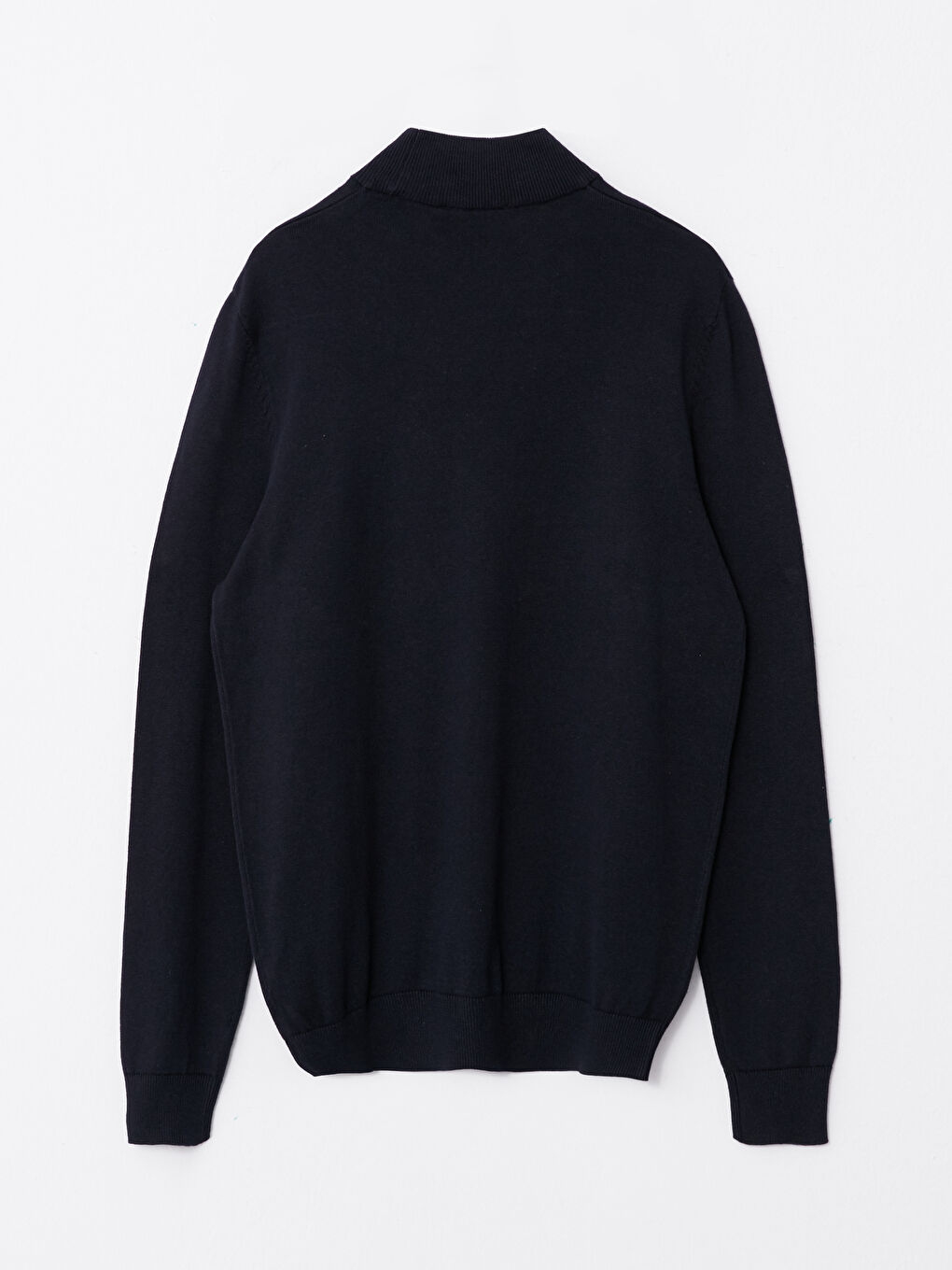 Pulover Tricotat pentru Bărbați cu Mânecă Lungă și Guler Înalt-6