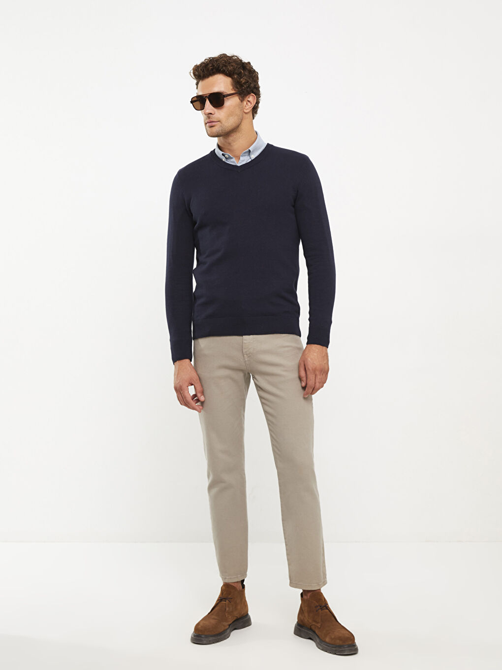 Muškarac TAMNO PLAVA Džemper -2