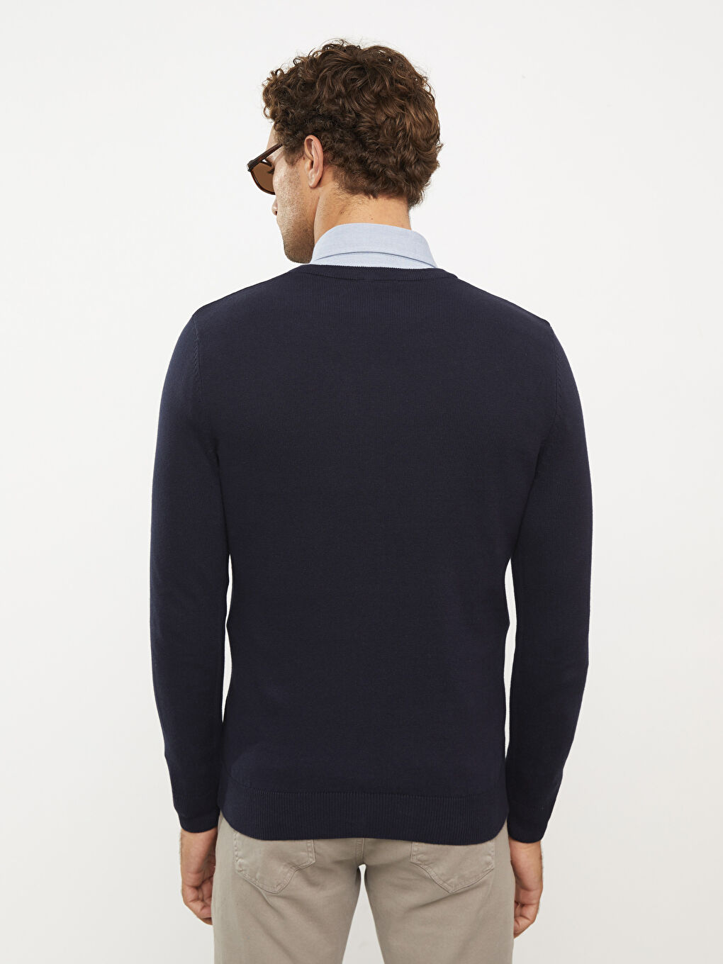 Muškarac TAMNO PLAVA Džemper -4