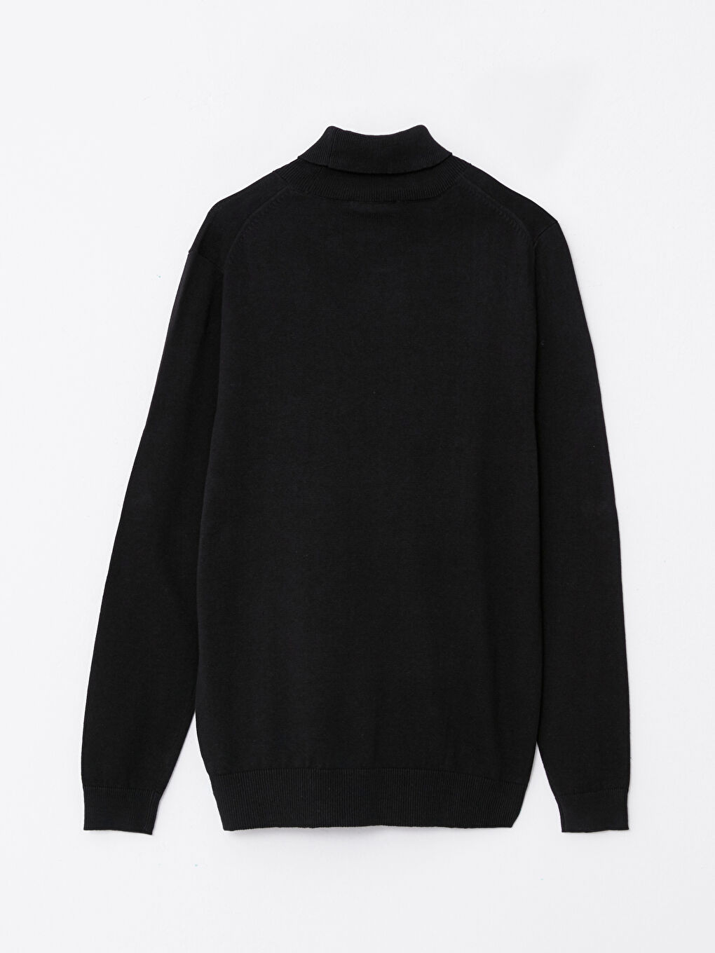 Turtleneck Long Sleeve Men's Knitwear Sweater-6