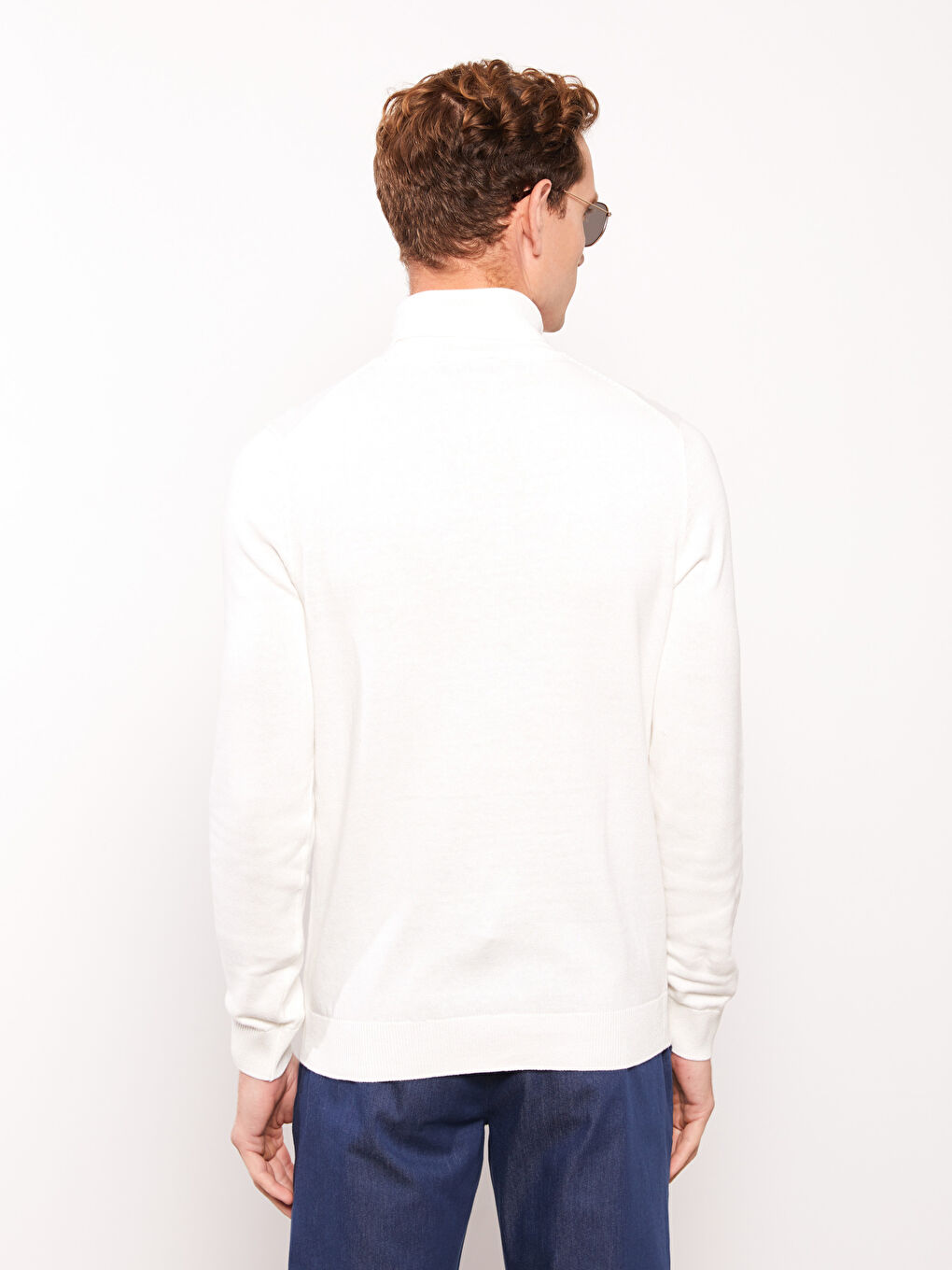 LCWAIKIKI Basic Turtleneck Long Sleeve Men's Knitwear Sweater -W2BY83Z8-R9J