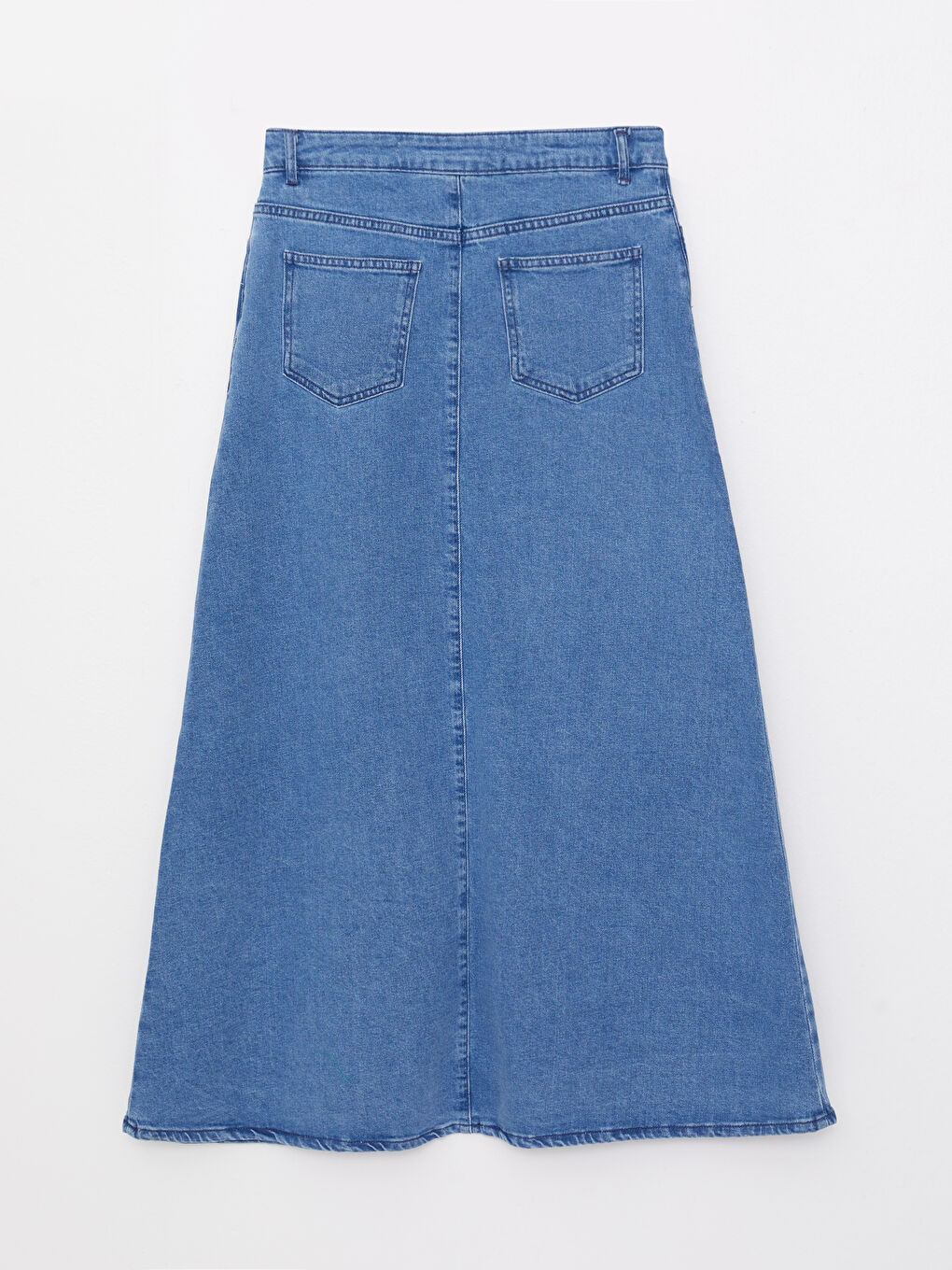LCW ECO Women's Standard Fit Plain Denim Skirt -W2BY98Z8-311