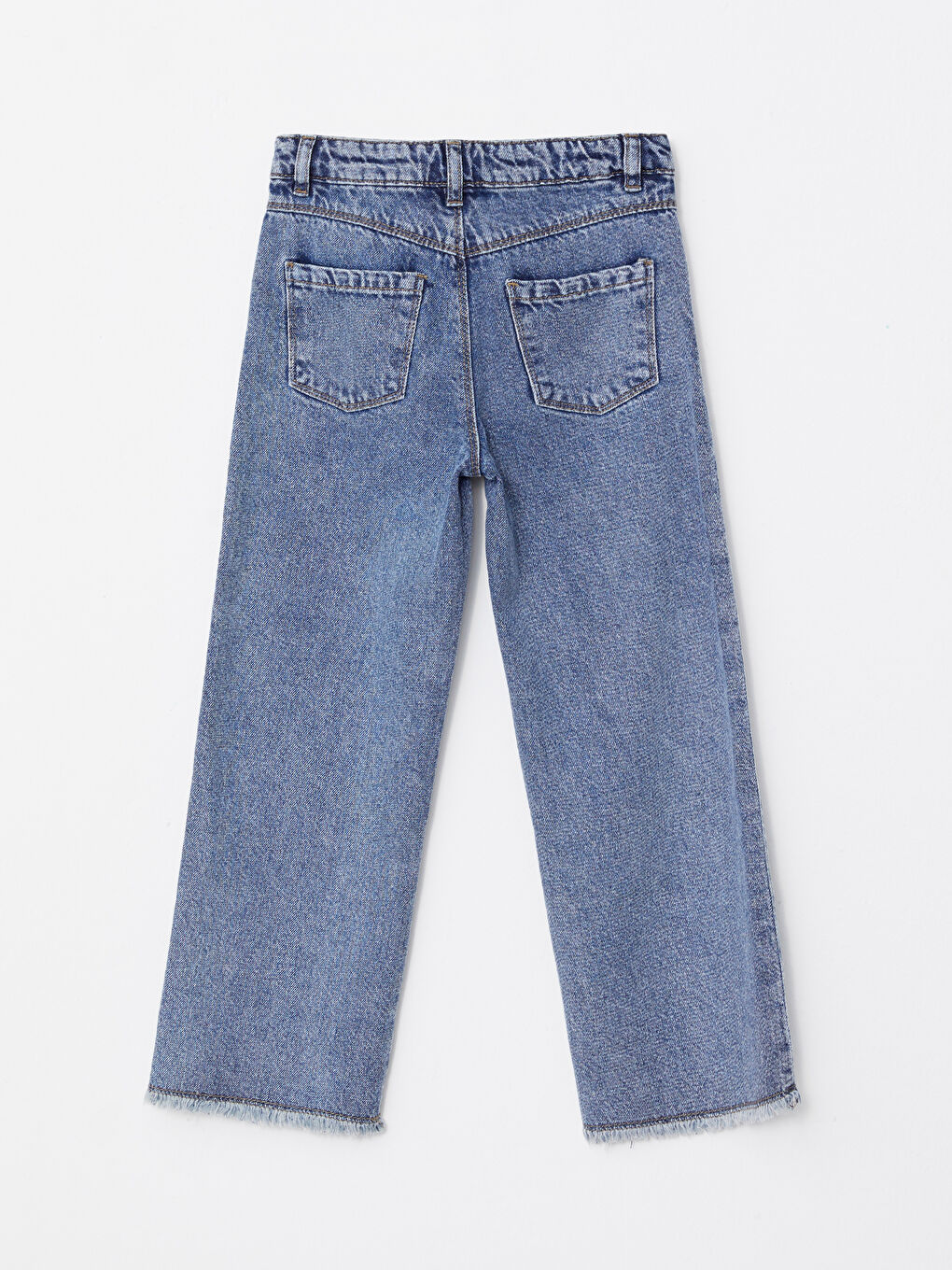 Ripped Detailed Girl Jean Trousers-3