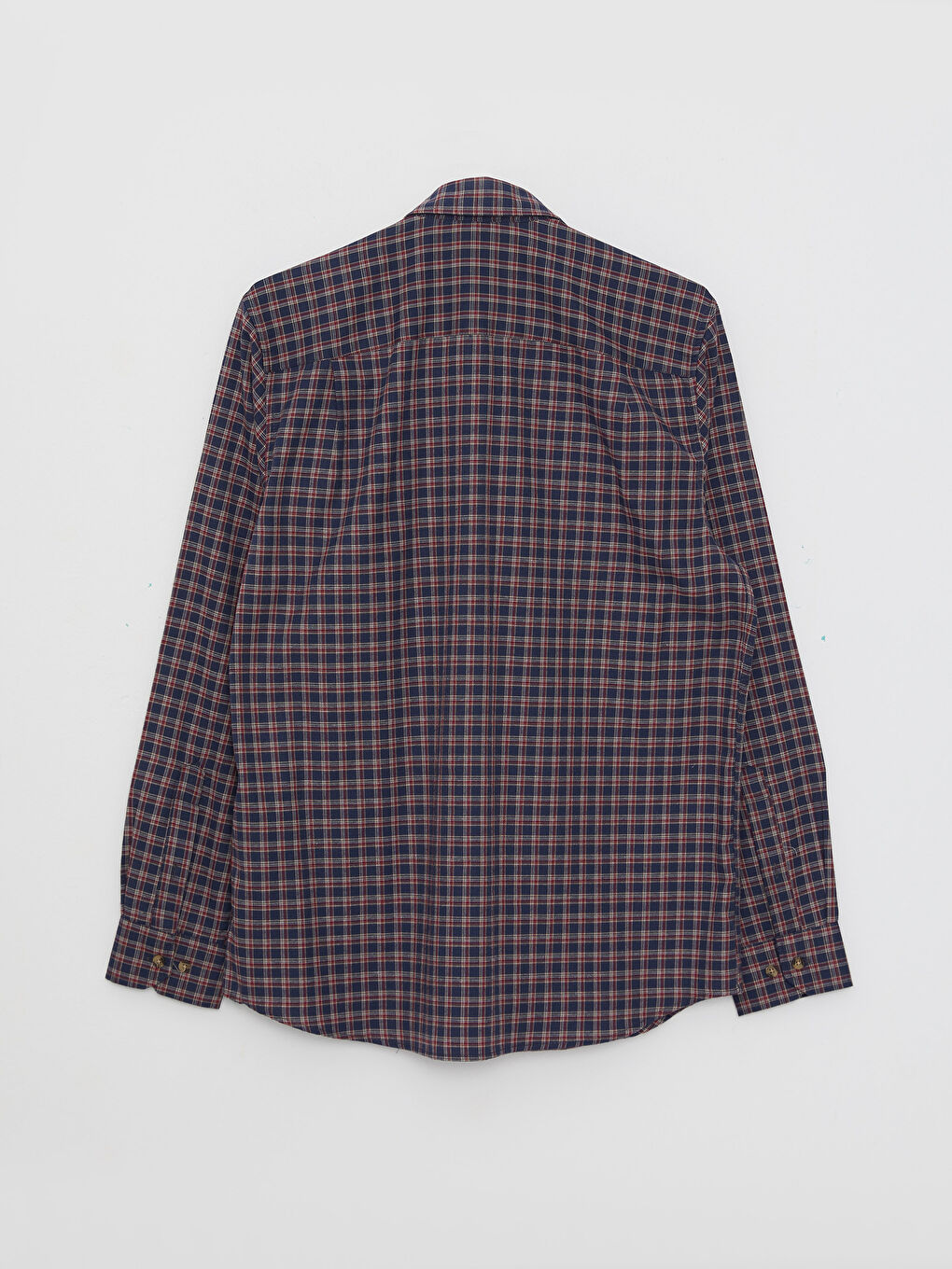 Ерлерге арналған ұзын жеңді торлы стандартты пішімді жейде-6