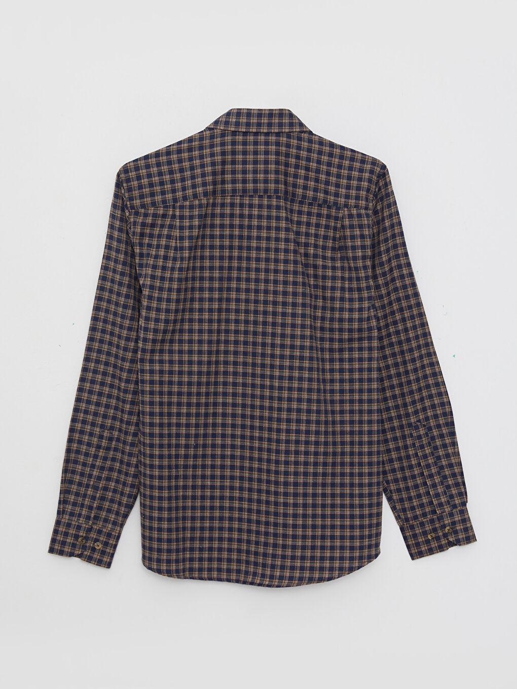 LCWAIKIKI Classic Regular Fit Long Sleeve Plaid Men's Shirt -W2CA32Z8-LMU