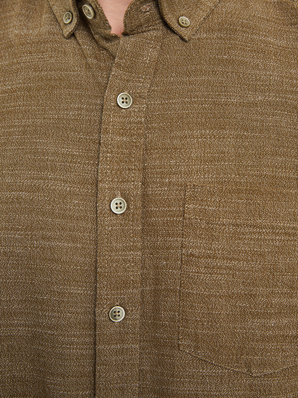LCWAIKIKI Classic Regular Fit Uzun Kollu Armürlü Erkek Gömlek -W2CA37Z8-SM3