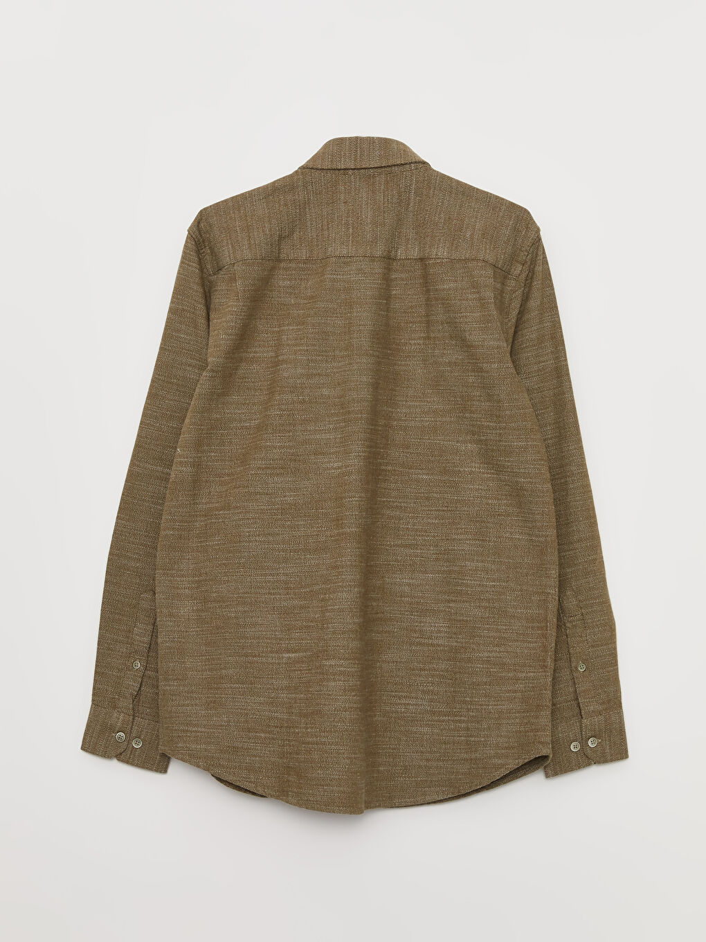 LCWAIKIKI Classic Regular Fit Uzun Kollu Armürlü Erkek Gömlek -W2CA37Z8-SM3