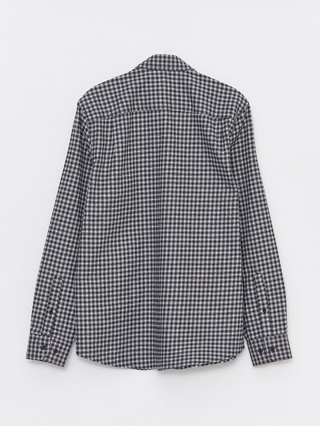 LCWAIKIKI Classic Regular Fit Long Sleeve Plaid Gabardine Men's Shirt -W2CA44Z8-LKX