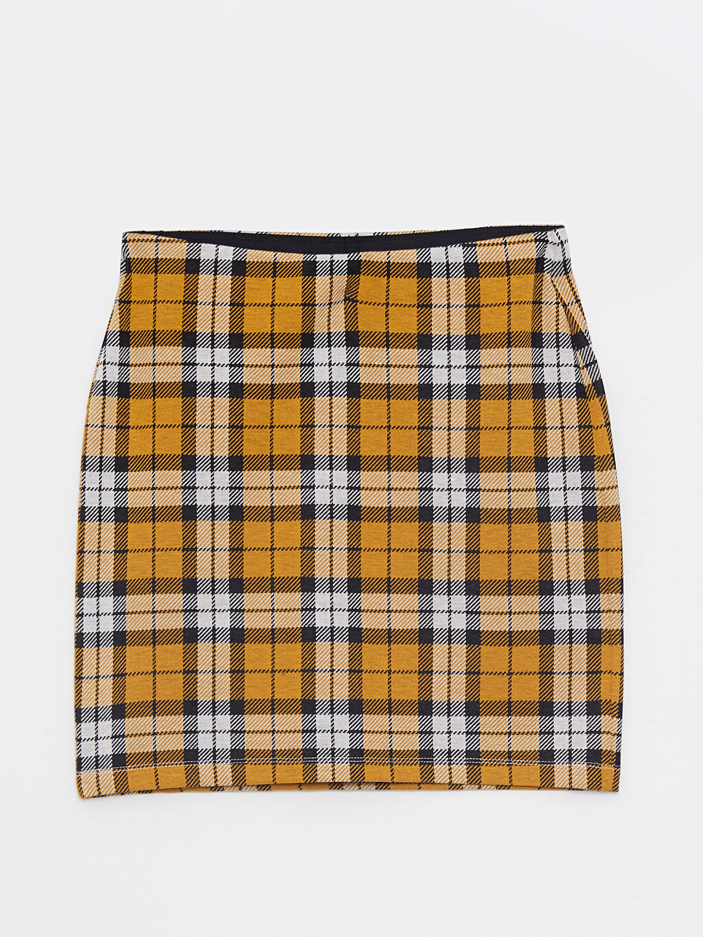 Спідниця для жінок у шотландку, слім-фіт-5