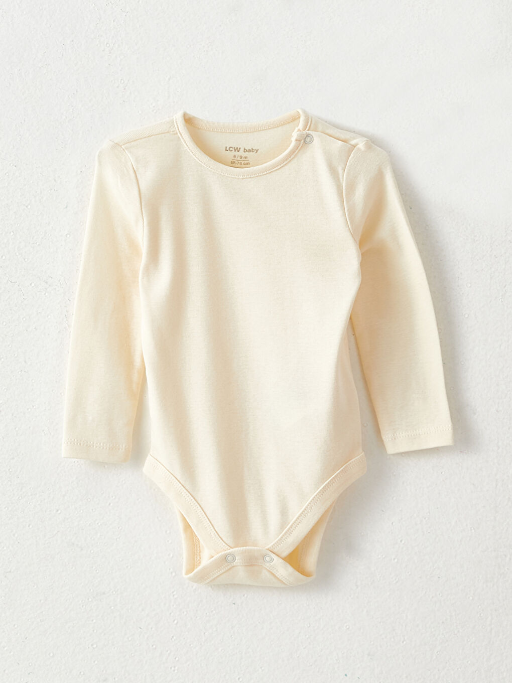 Mavi Bisiklet Yaka Uzun Kollu Basic Erkek Bebek Çıtçıtlı Body 3'lü-1