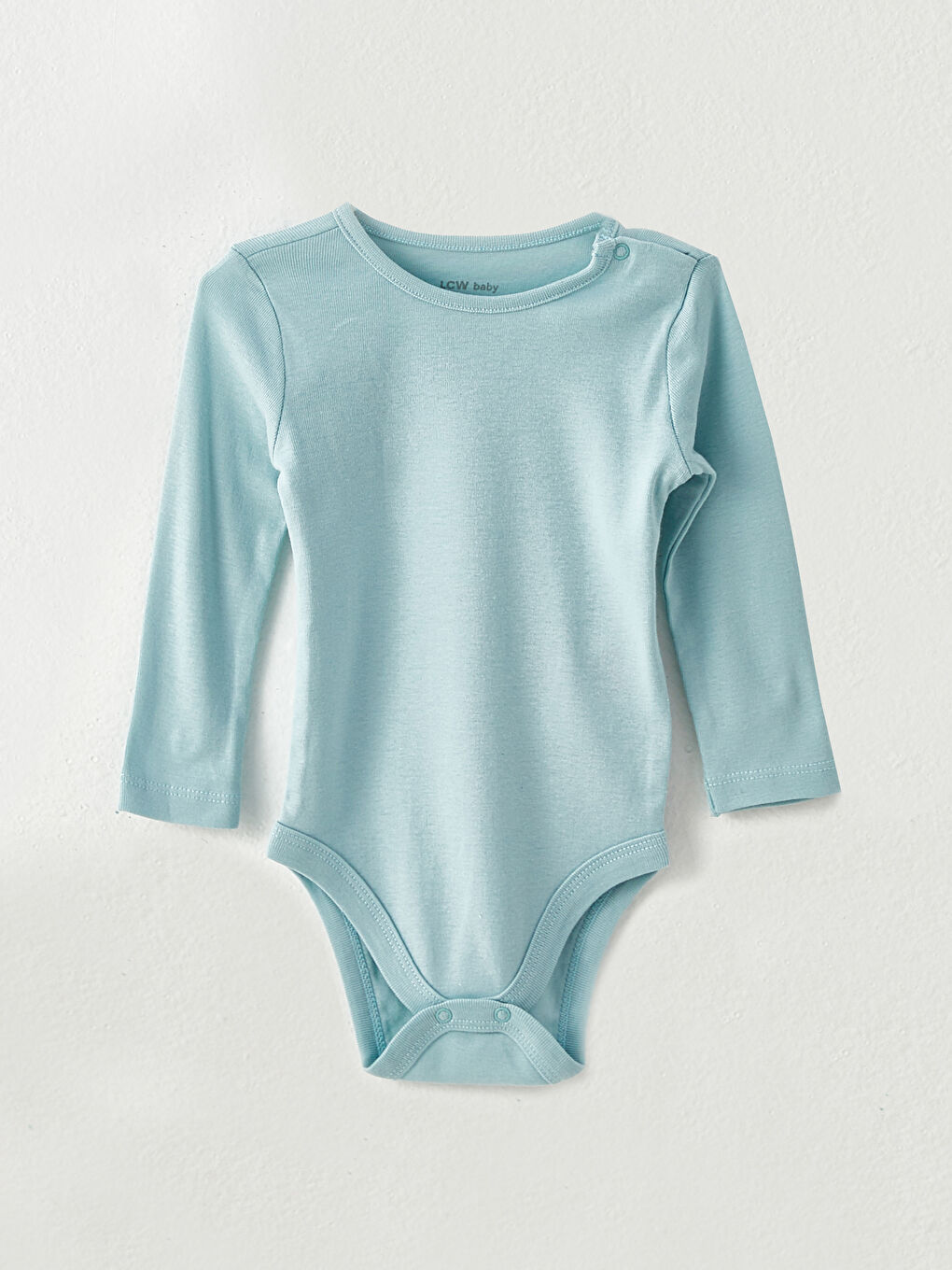 Mavi Bisiklet Yaka Uzun Kollu Basic Erkek Bebek Çıtçıtlı Body 3'lü-3