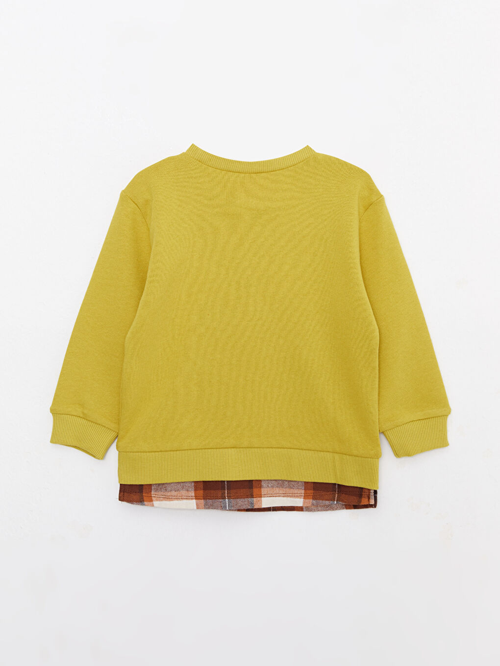 Crew Neck Long Sleeve Printed Baby Boys' Sweatshirt-3