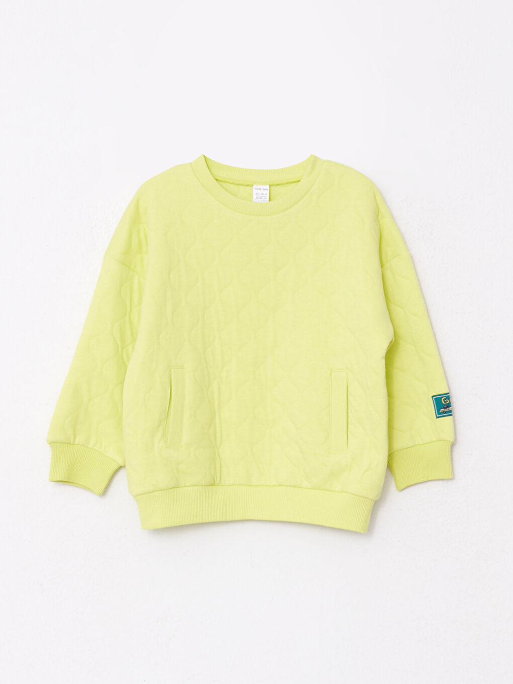 LCW baby Bisiklet Yaka Uzun Kollu Basic Erkek Bebek Sweatshirt -W2CA69Z1-FVK
