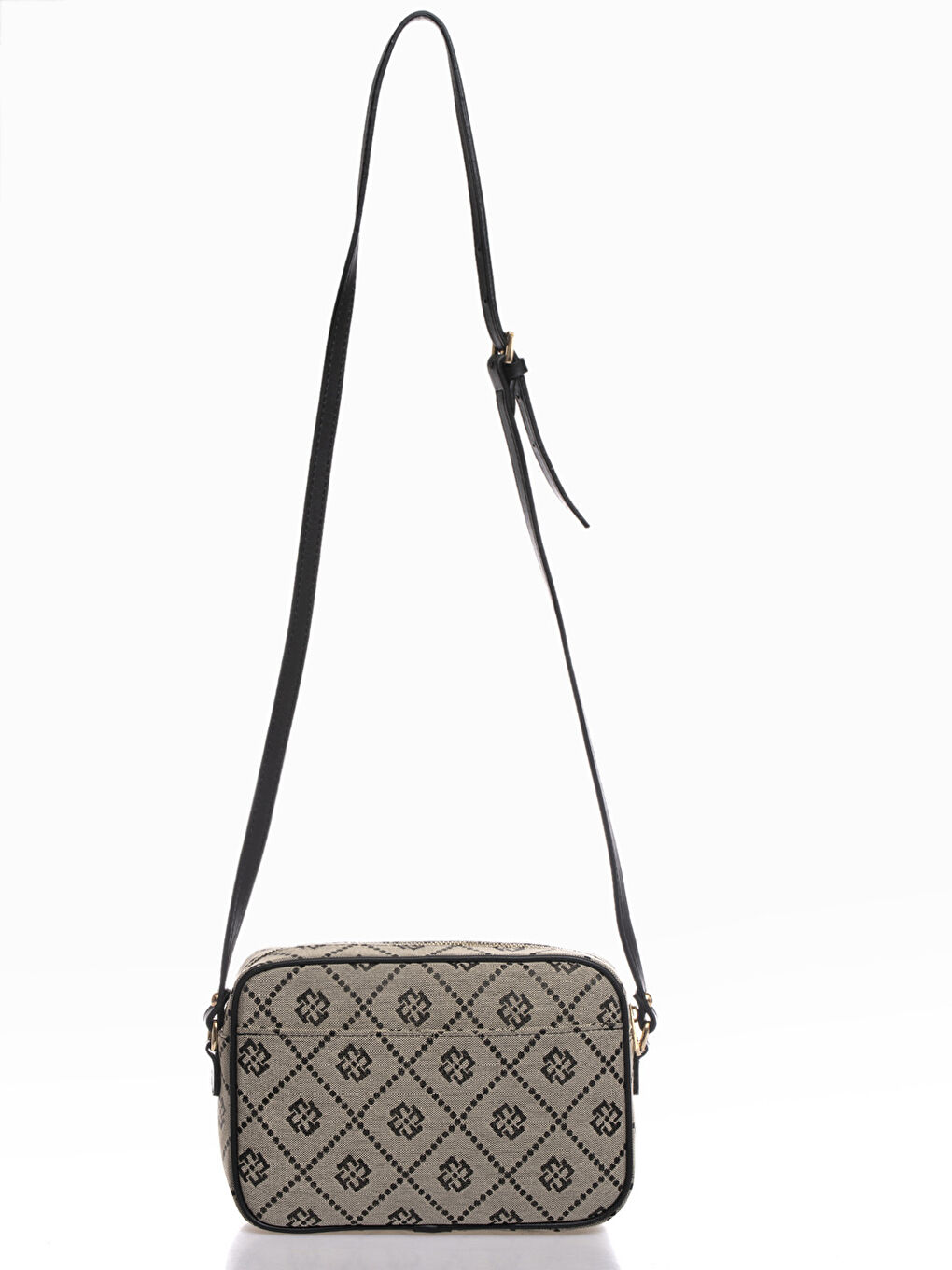 Bej Fossil Desenli Kadın Çapraz Çanta-5